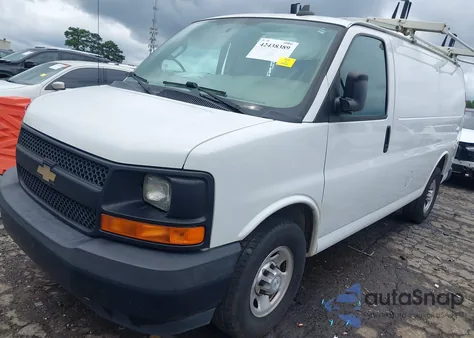 2017 Chevrolet Express 2500 Work Van from USA, damaged, VIN 1GCWGAFF7H1345734